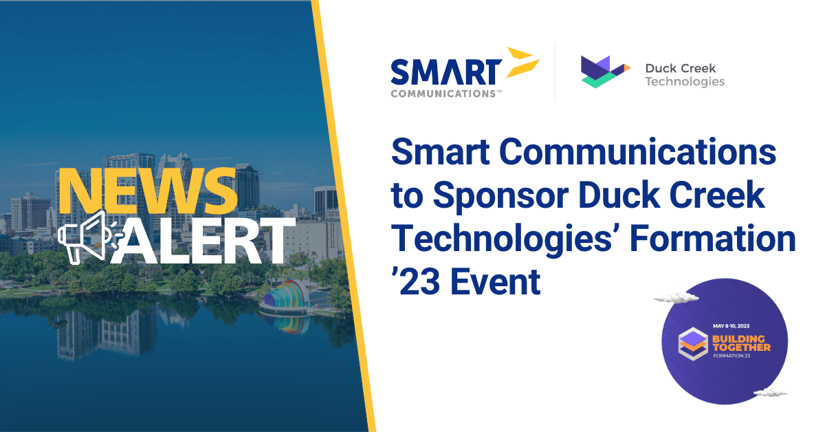 Duck Creek Formation '23 Sponsorship Smart Communications