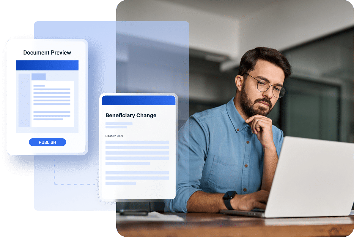 Supporting image for policy servicing and renewals content block