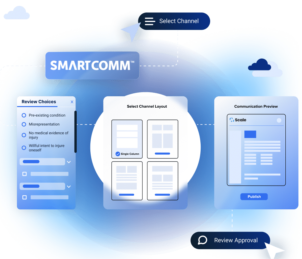 SmartCOMM Demo Request page image
