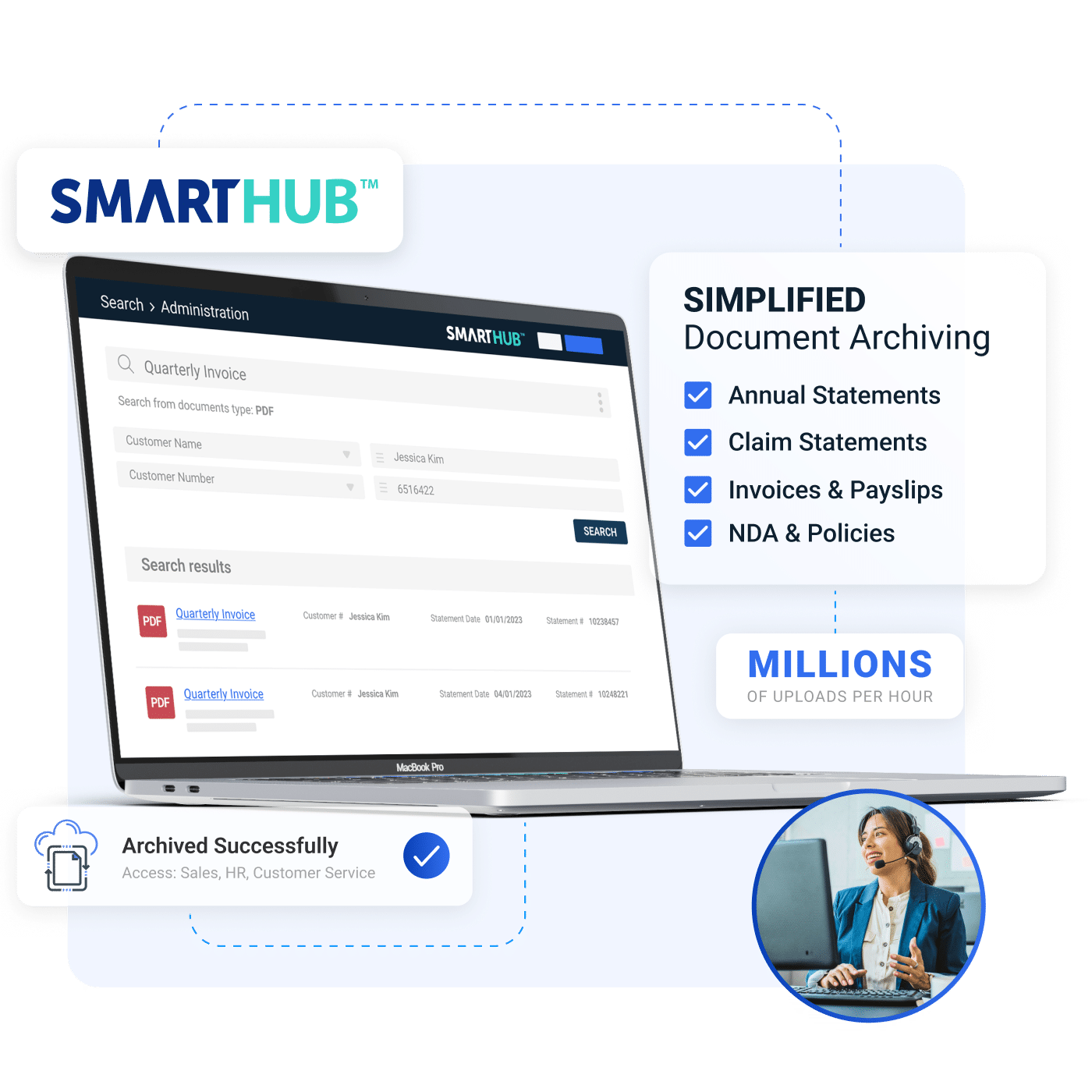SmartHUB feature image on smart communications homepage