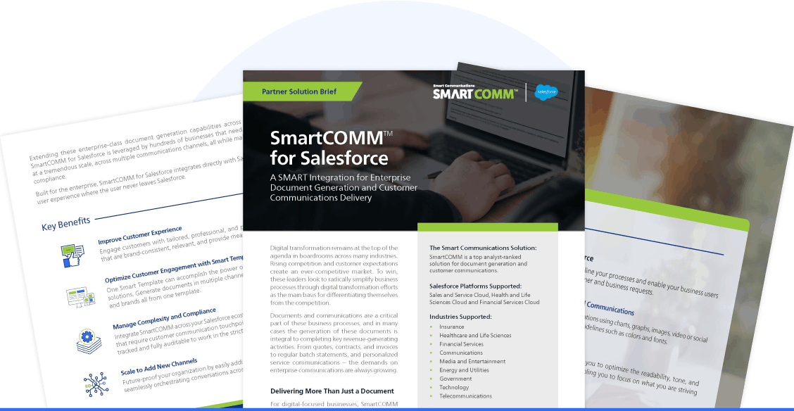 SmartCOMM for Salesforce